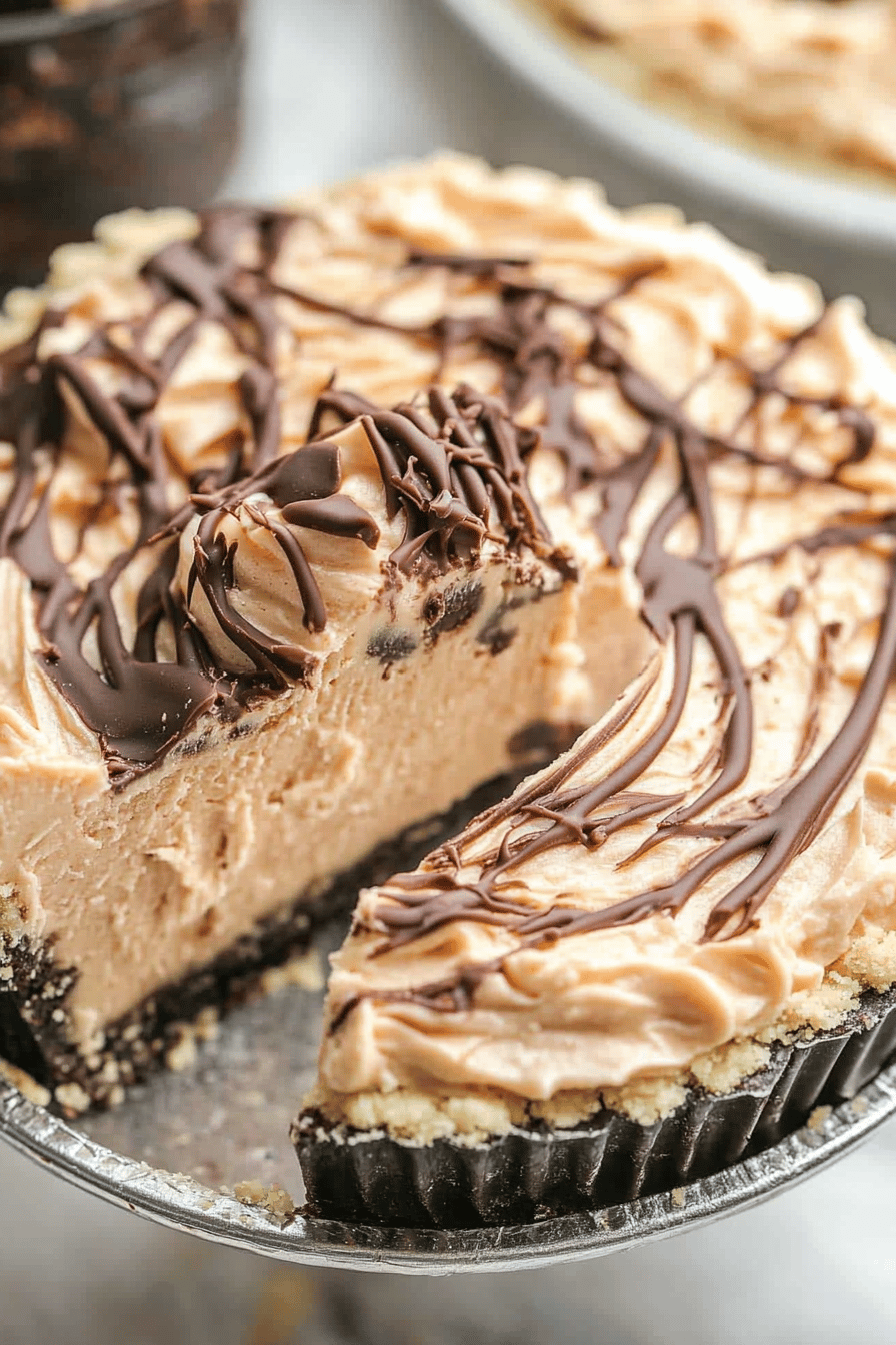 Easy No-Bake Peanut Butter Fudge Pie ingredients