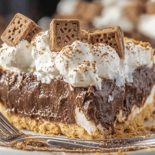 Easy No-Bake S'mores Pie Recipe