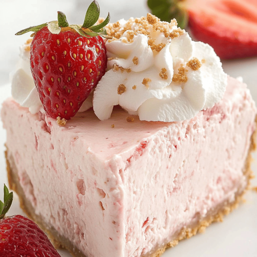 Easy No-Bake Strawberry Cheesecake Recipe