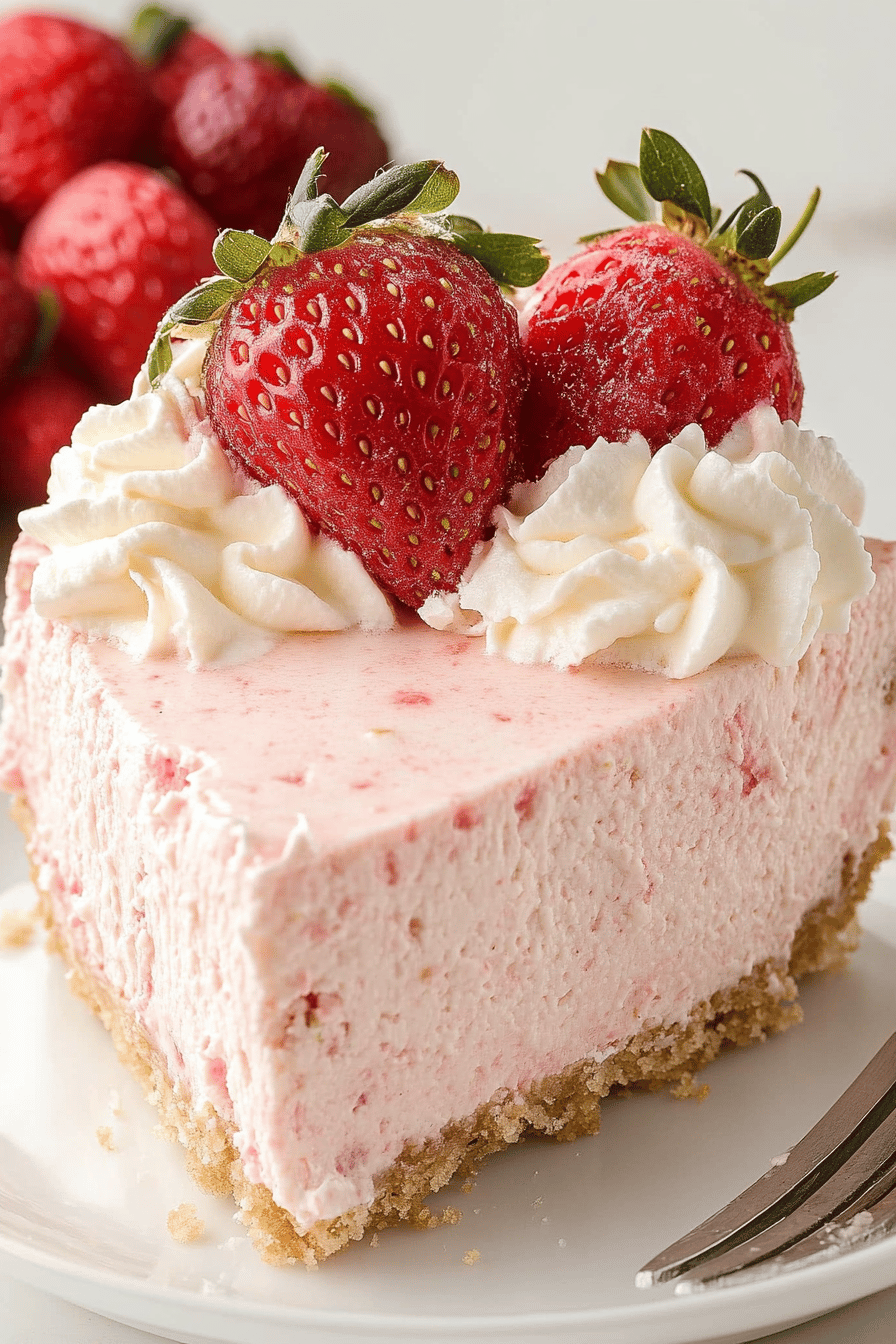 Easy No-Bake Strawberry Cheesecake Recipe ingredients