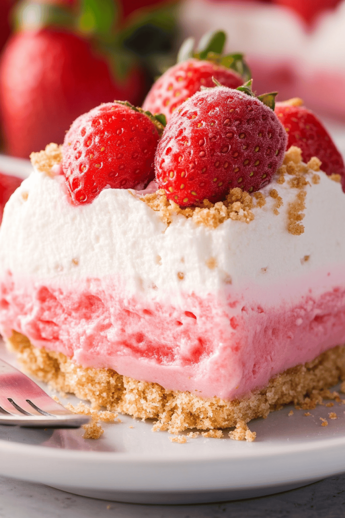 Easy No-Bake Strawberry Lush Recipe