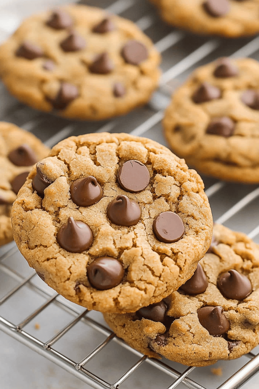 Easy No-Flour Peanut Butter Chocolate Chip Cookies ingredients