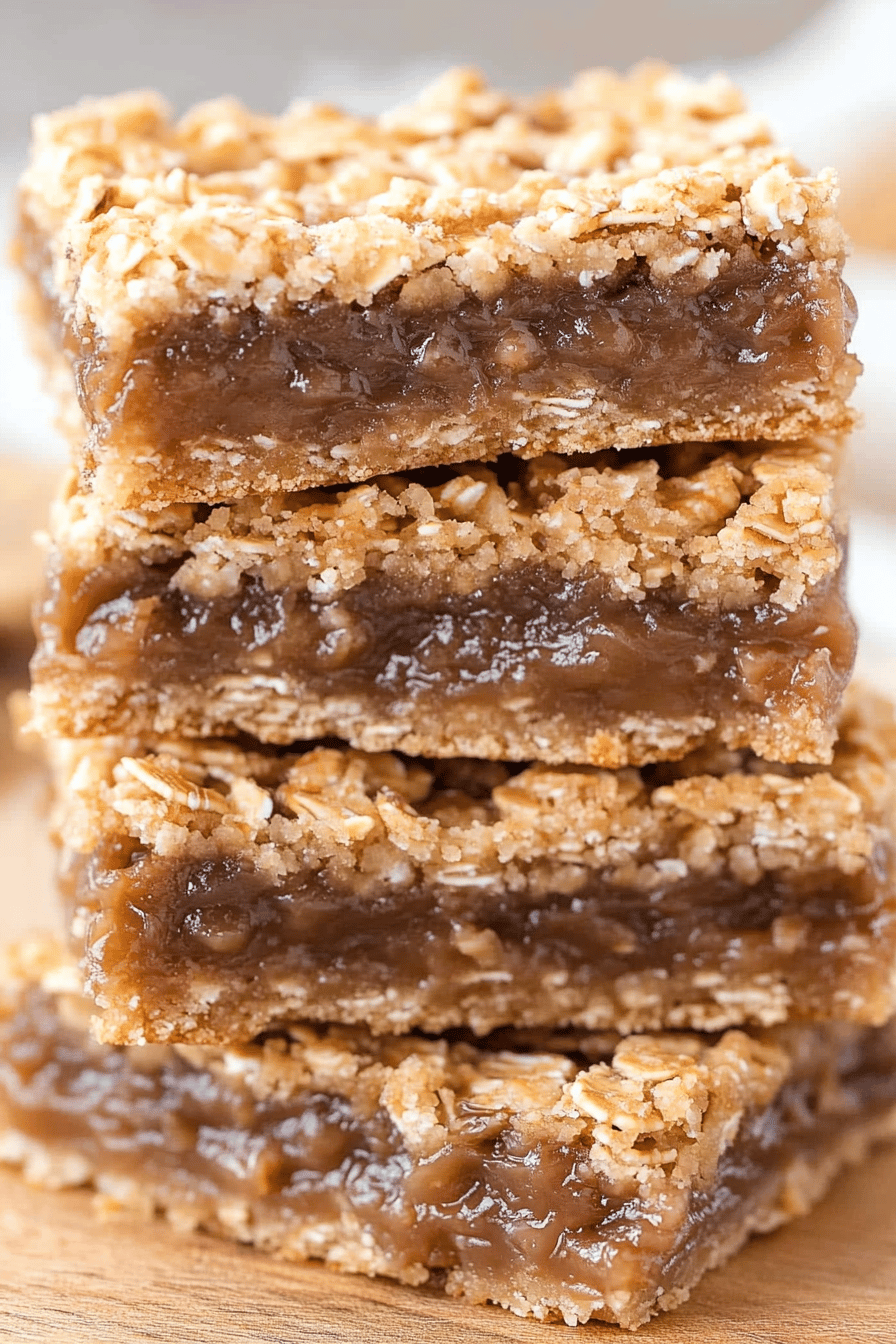 Easy Oatmeal Carmelitas Recipe Final Dish Presentation