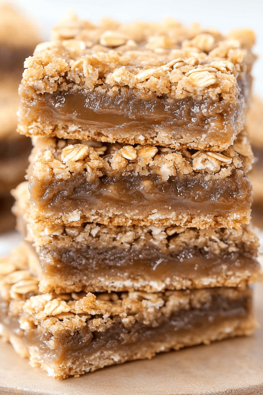 Easy Oatmeal Carmelitas Recipe ingredients