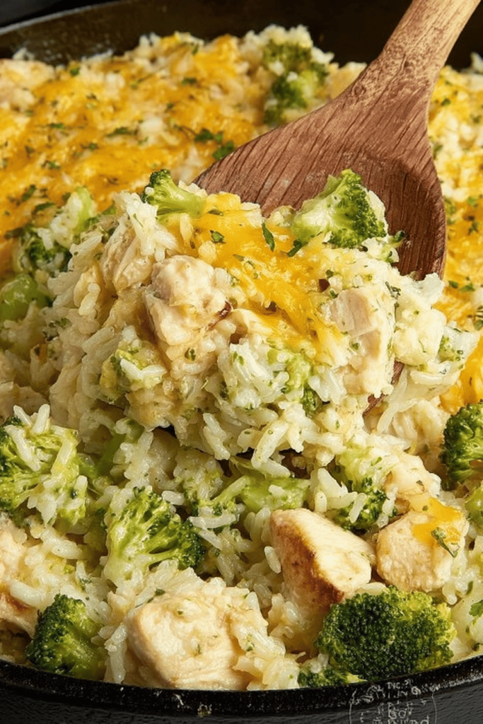 Easy One-Pot Cheesy Chicken Broccoli Rice