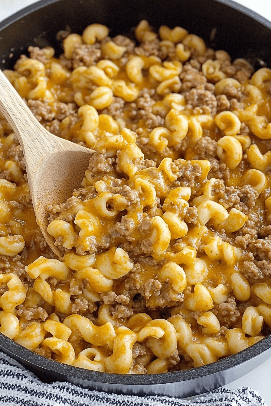 Easy One-Pot Homemade Hamburger Helper Recipe