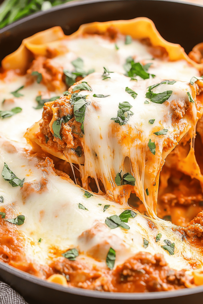 Easy One-Pot Skillet Lasagna Recipe