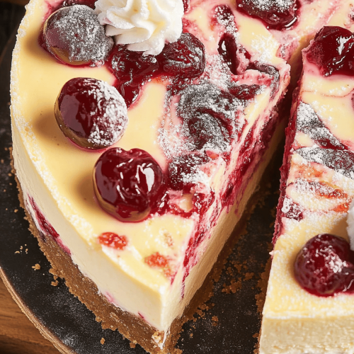 Easy Orange Cranberry Cheesecake Recipe