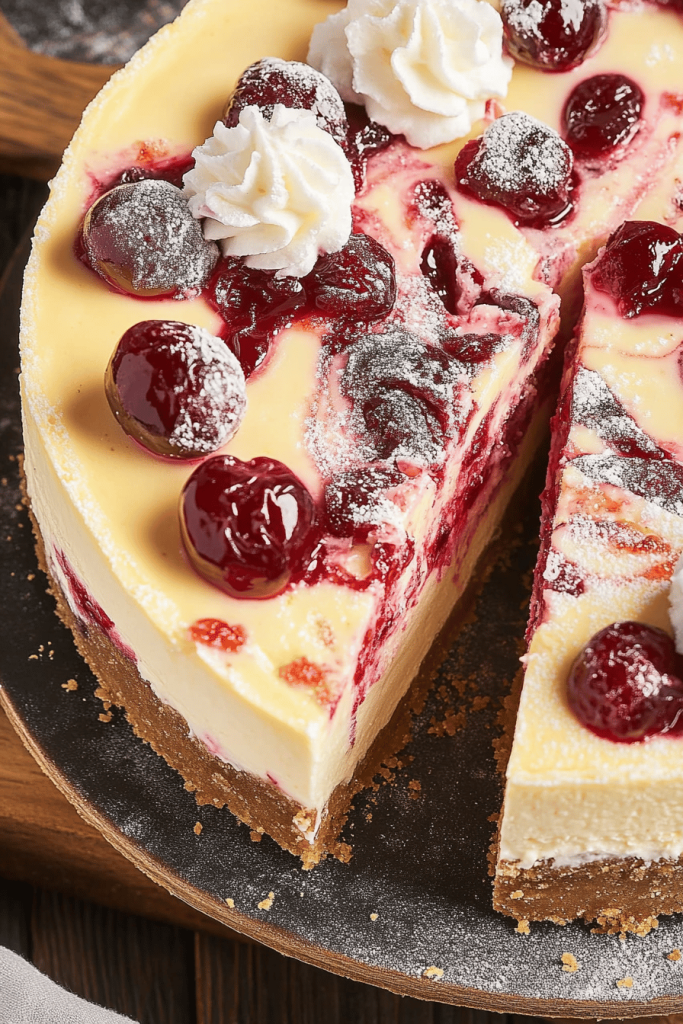 Easy Orange Cranberry Cheesecake Recipe