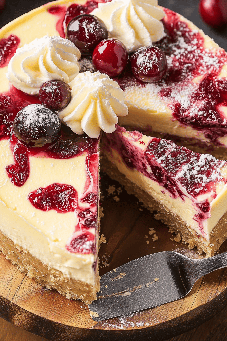 Easy Orange Cranberry Cheesecake Recipe ingredients
