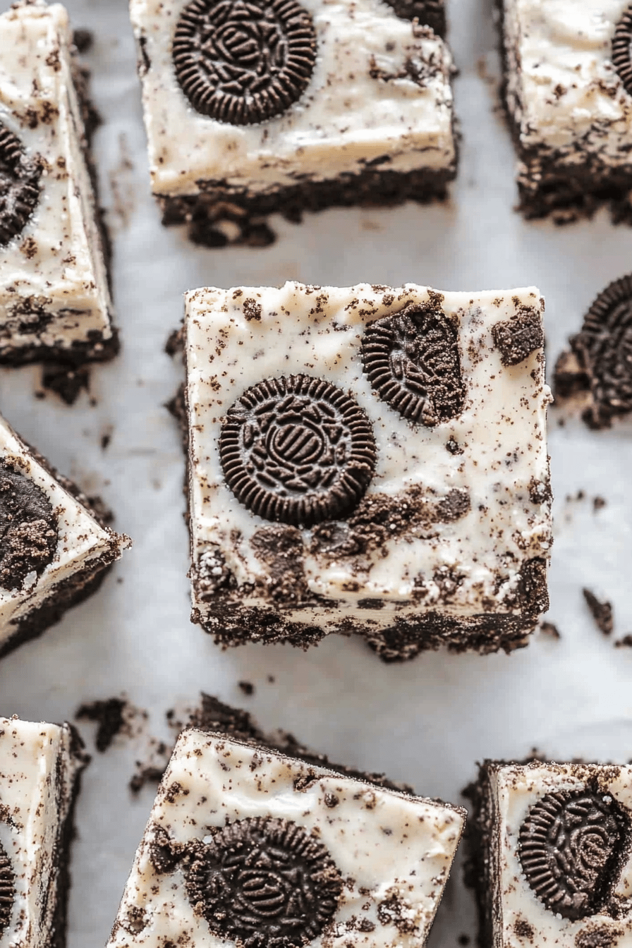 Easy Oreo Fudge Recipe Final Dish Presentation