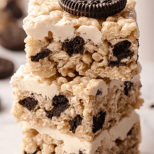 Easy Oreo Rice Krispie Treats Recipe