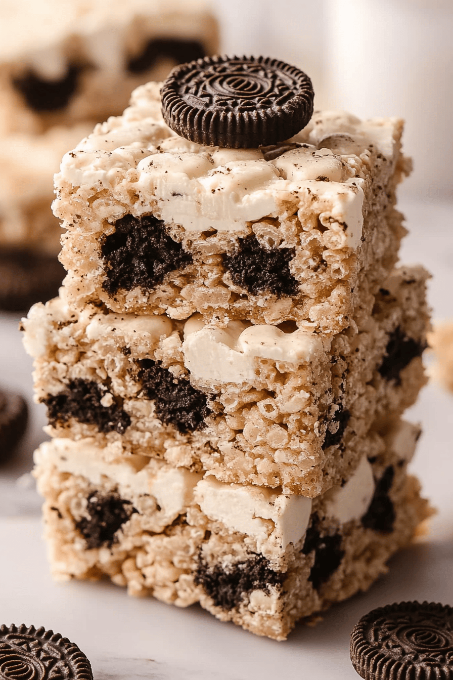 Easy Oreo Rice Krispie Treats Recipe ingredients