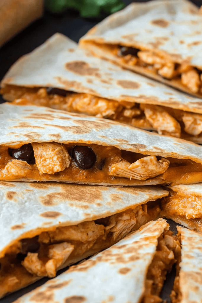 Easy Oven-Baked Chicken Quesadillas