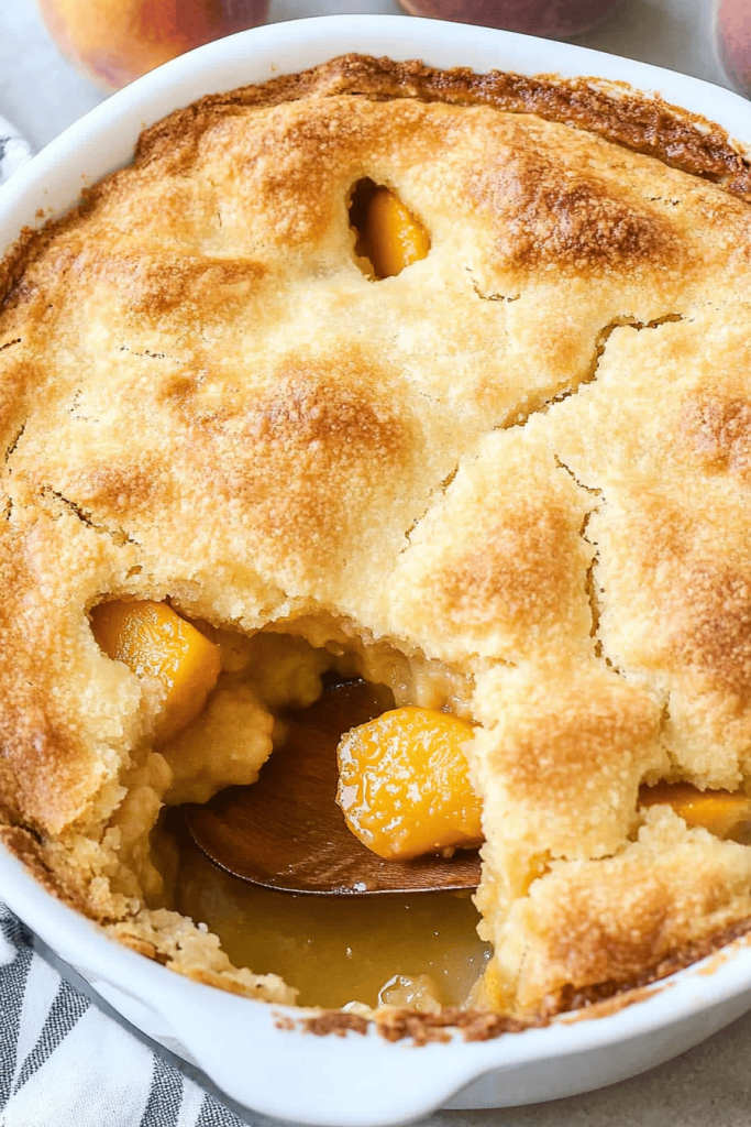 Easy Peach Cobbler Recipe