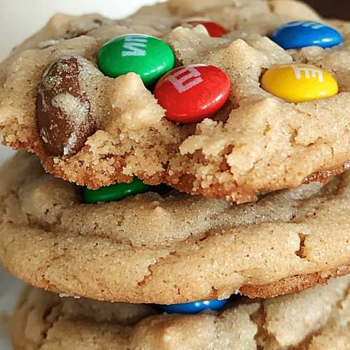Easy Peanut Butter M&M Cookies Recipe