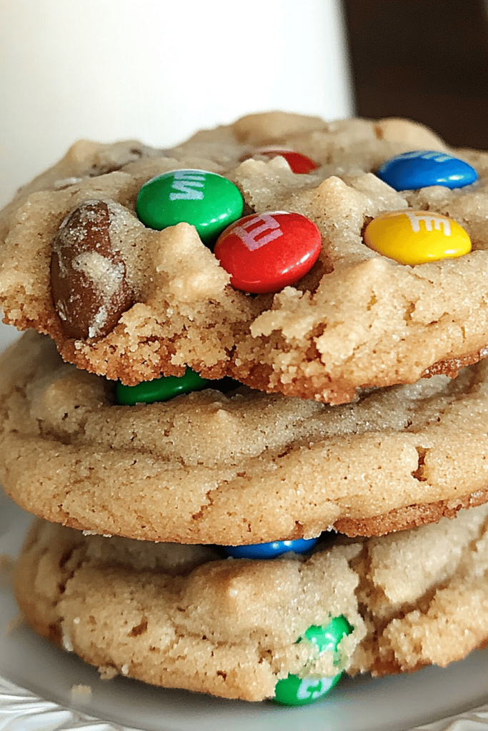 Easy Peanut Butter M&M Cookies Recipe