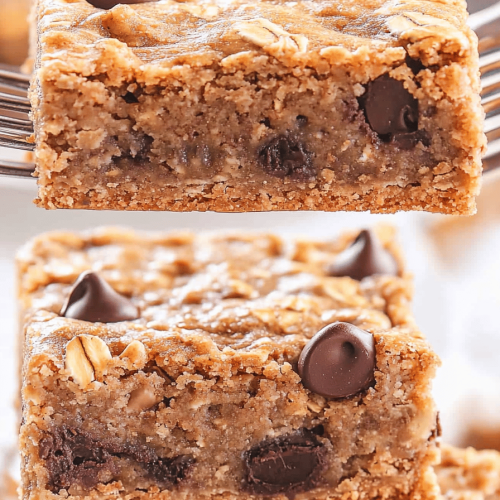 Easy Peanut Butter Oatmeal Bars Recipe