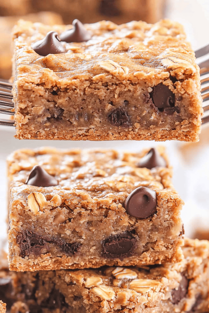 Easy Peanut Butter Oatmeal Bars Recipe