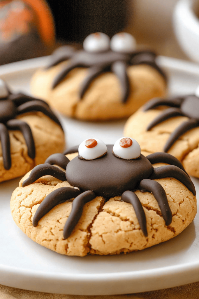 Easy Peanut Butter Spider Cookies Recipe