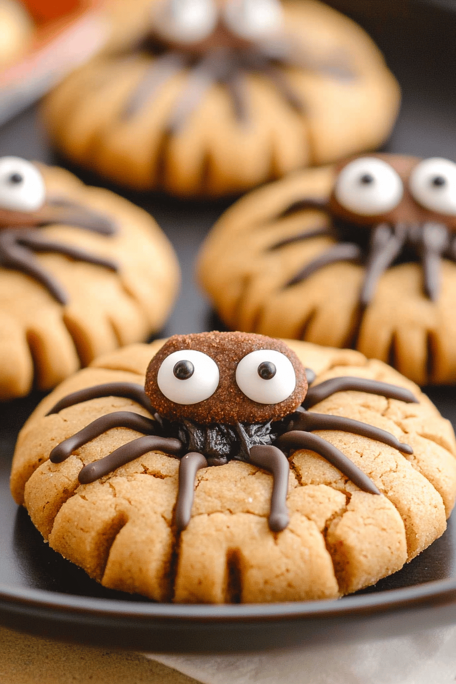Easy Peanut Butter Spider Cookies Recipe ingredients