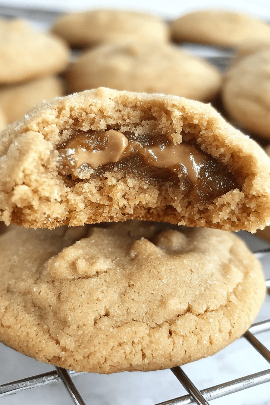 Easy Peanut Butter Surprise Cookies Recipe Final Dish Presentation