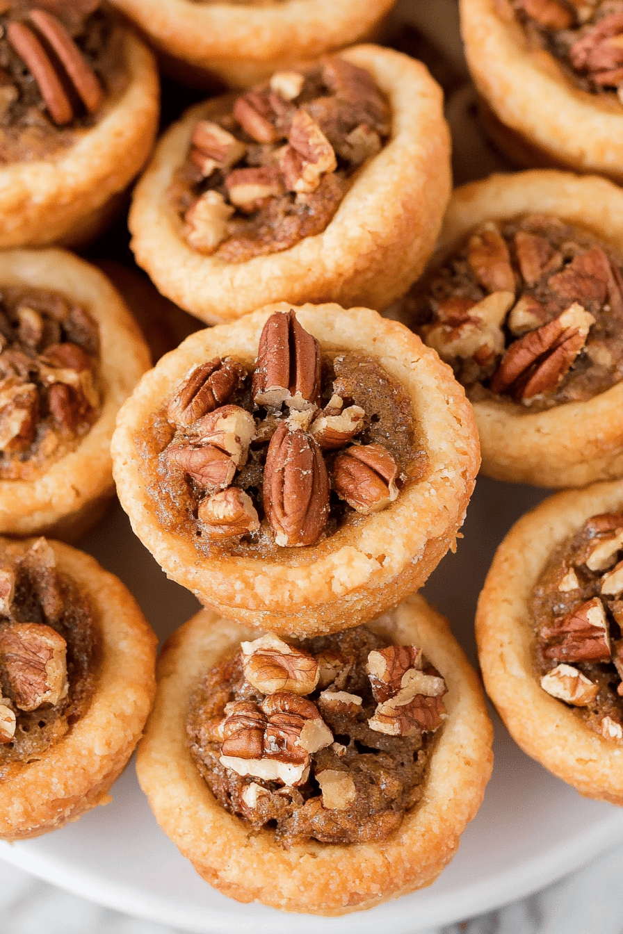 Easy Pecan Tassies Recipe Final Dish Presentation
