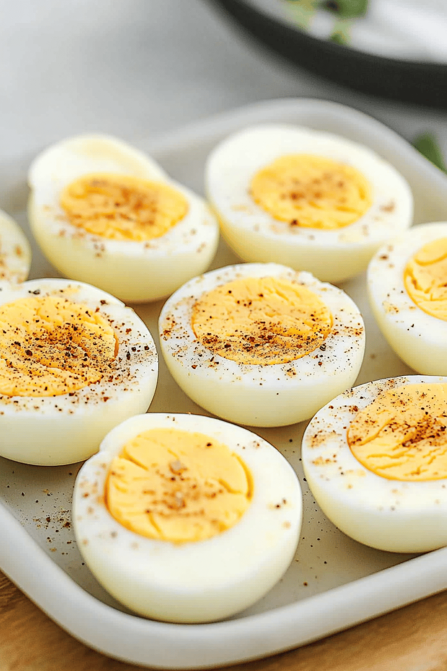 Easy Peel Instant Pot Hard Boiled Eggs ingredients