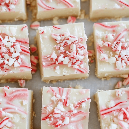 Easy Peppermint Crunch Fudge Recipe
