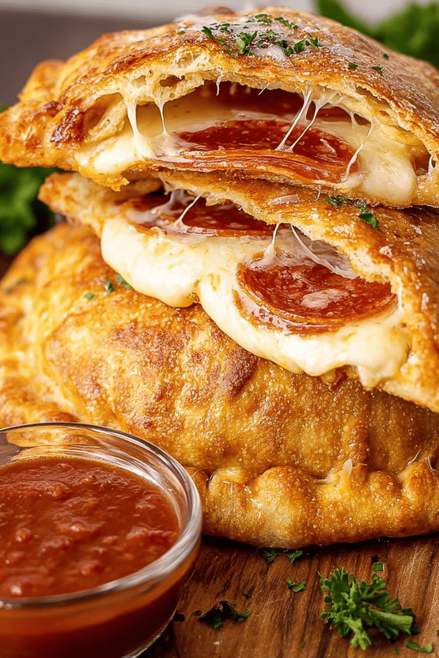 Easy Pepperoni Calzone Recipe ingredients