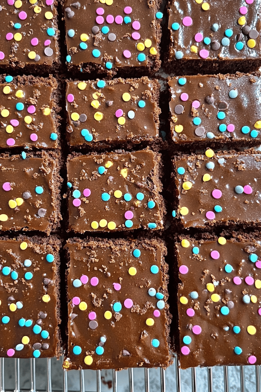 Easy Perfect Chocolate Sheet Cake Recipe Final Dish Presentation
