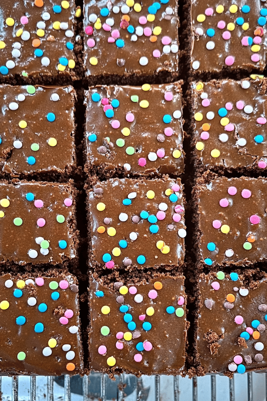 Easy Perfect Chocolate Sheet Cake Recipe Final Dish Presentation