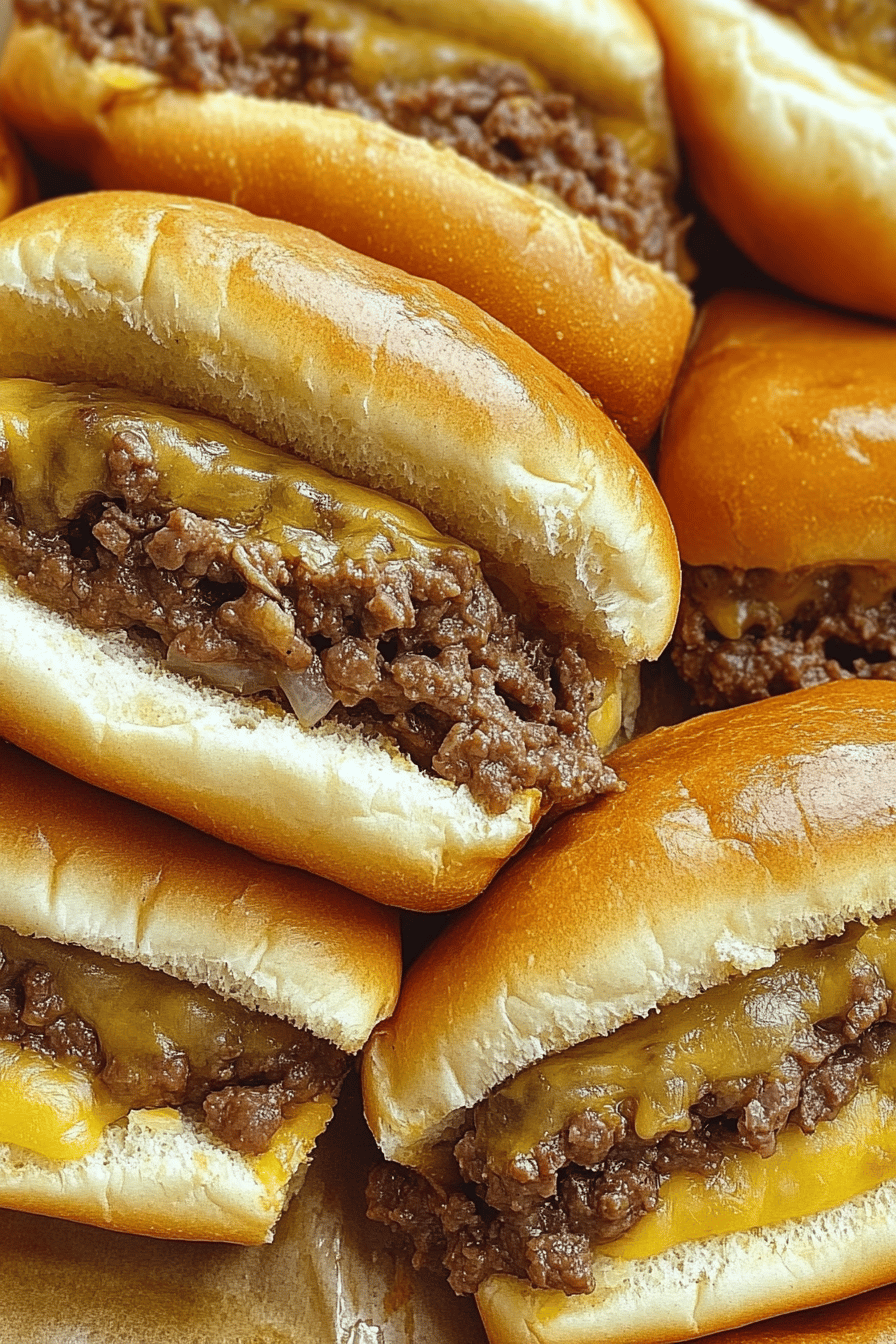 Easy Philly Cheesesteak Sloppy Joes Recipe Final Dish Presentation