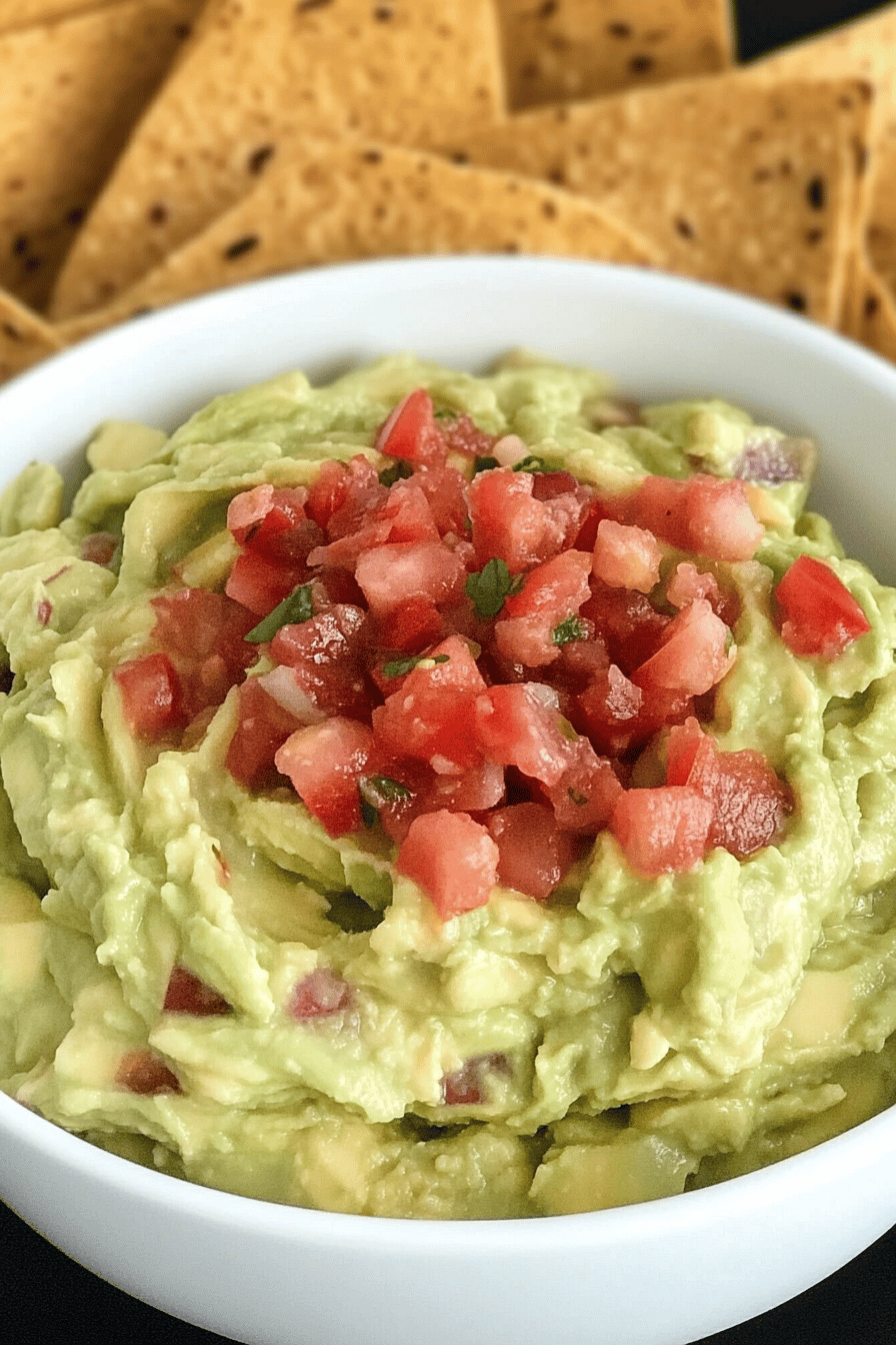 Easy Pico de Gallo Guacamole Recipe ingredients