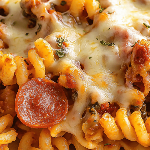 Easy Pizza Pasta Casserole Recipe