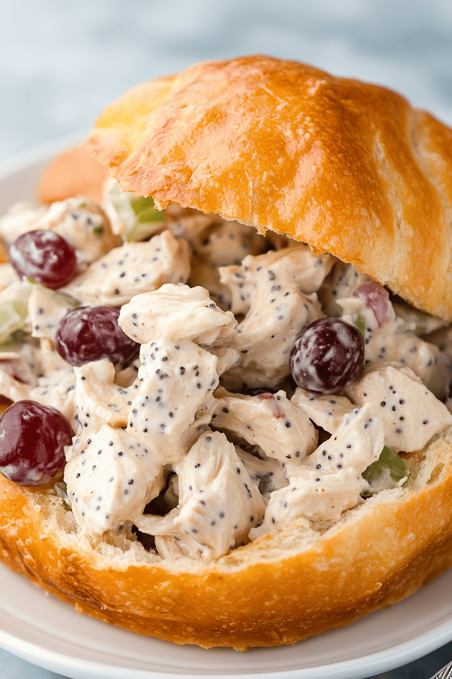 Easy Poppyseed Chicken Salad Recipe ingredients