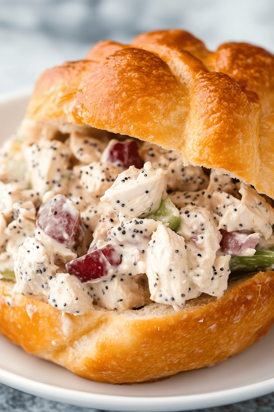 Easy Poppyseed Chicken Salad Recipe