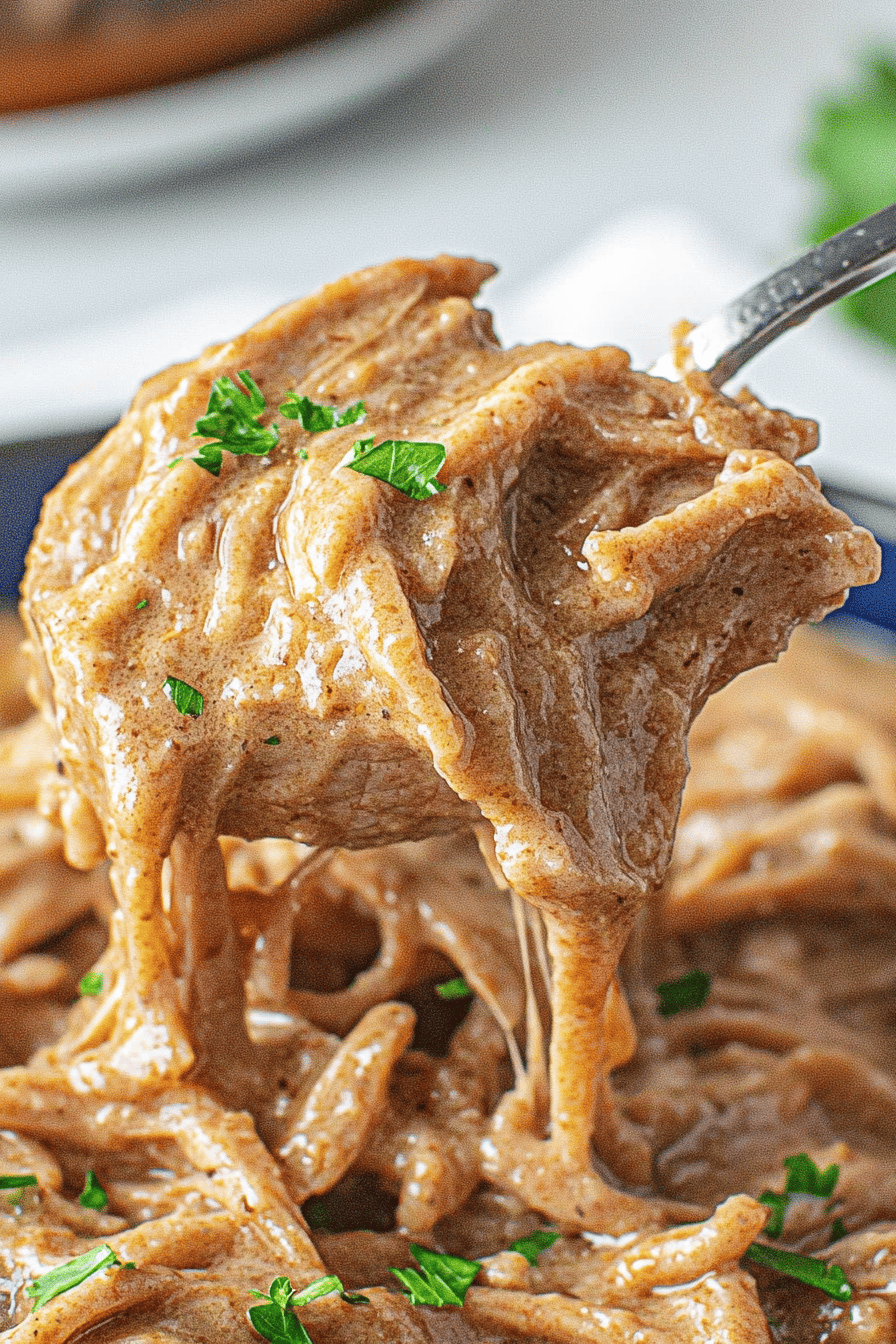 Easy Pork Tenderloin with Gravy Recipe Final Dish Presentation