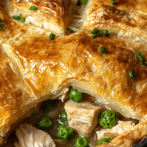 Easy Puff Pastry Chicken Pot Pie Recipe