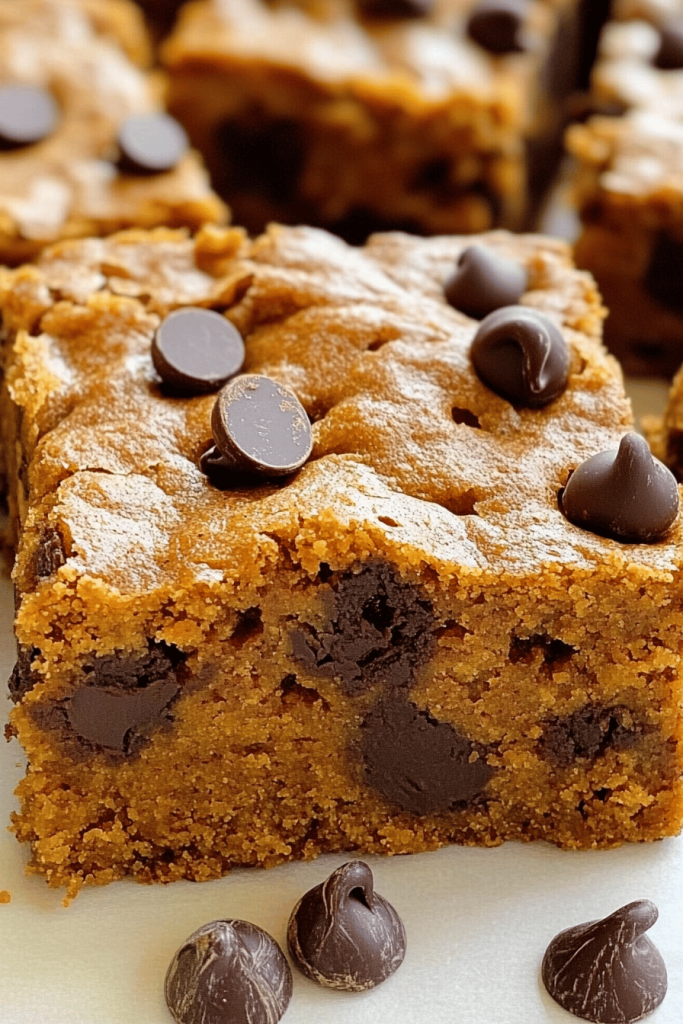 Easy Pumpkin Chocolate Chip Bars Recipe