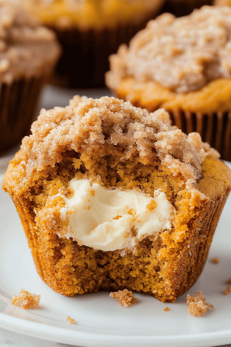 Easy Pumpkin Cream Cheese Streusel Muffins ingredients