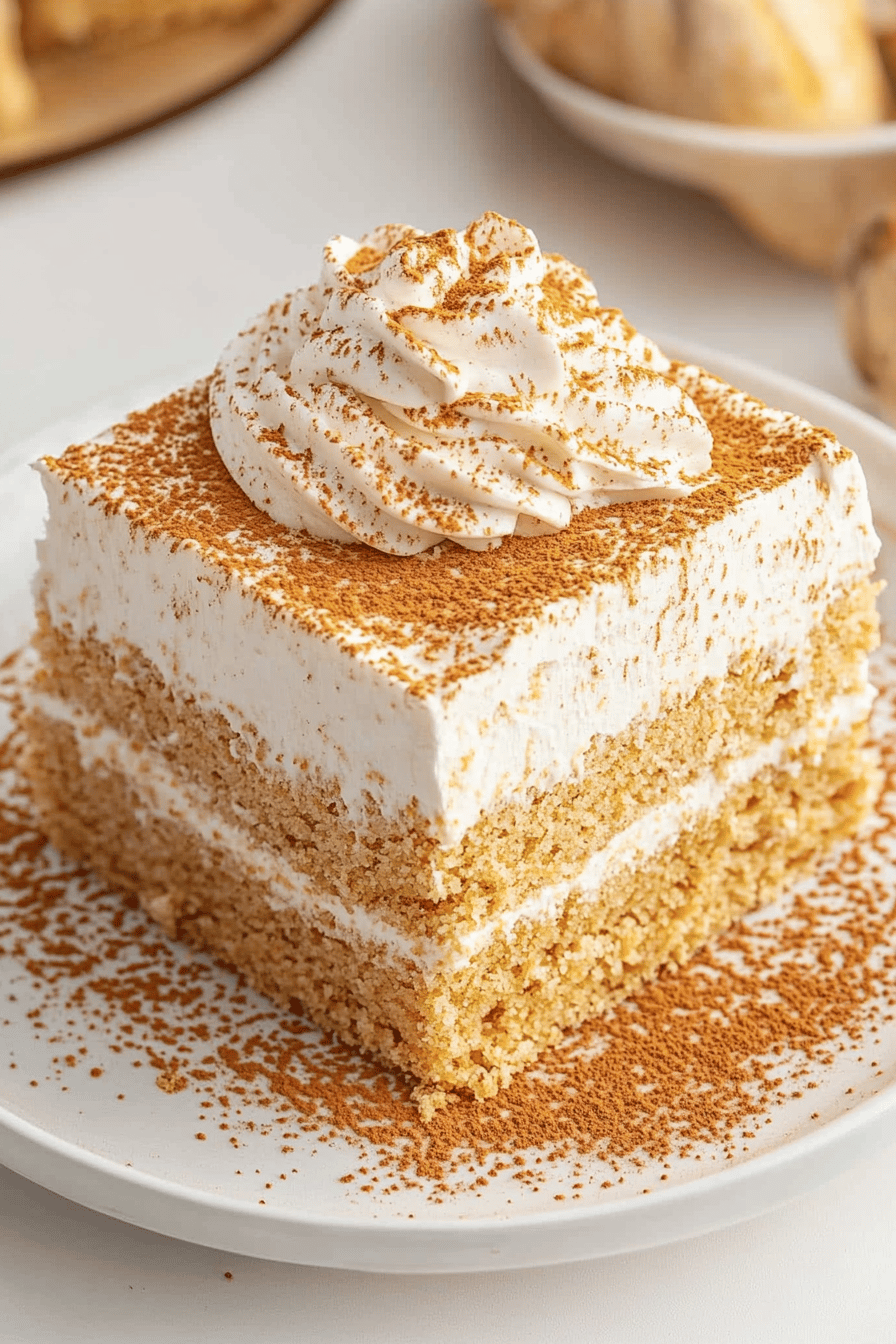 Easy Pumpkin Icebox Cake Recipe Final Dish Presentation