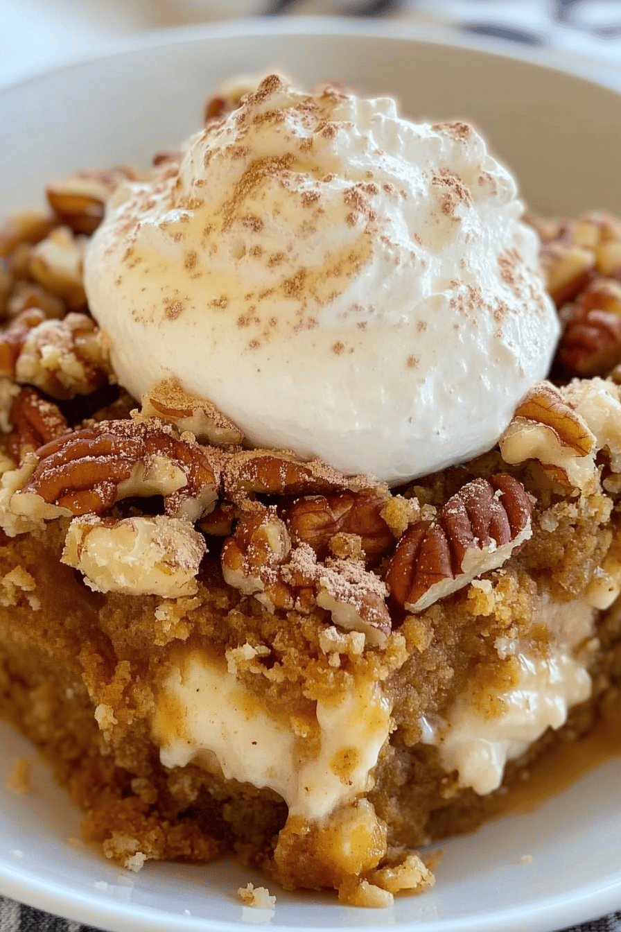 Easy Pumpkin Pie Pecan Cobbler Recipe ingredients