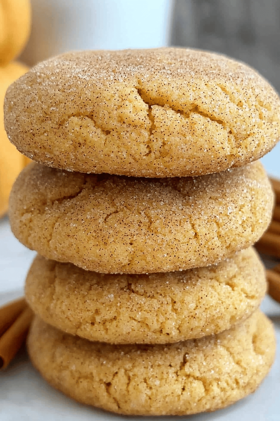 Easy Pumpkin Snickerdoodles Recipe Final Dish Presentation