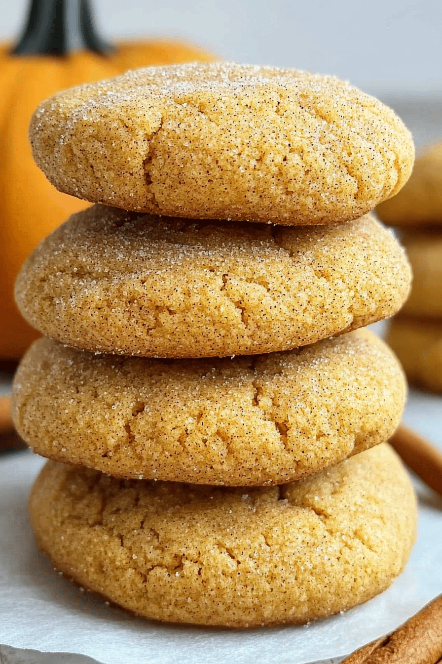 Easy Pumpkin Snickerdoodles Recipe Final Dish Presentation