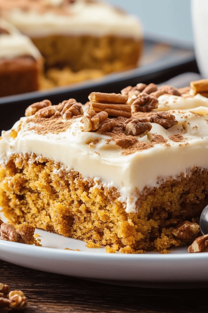 Easy Pumpkin Spice Sheet Cake Recipe