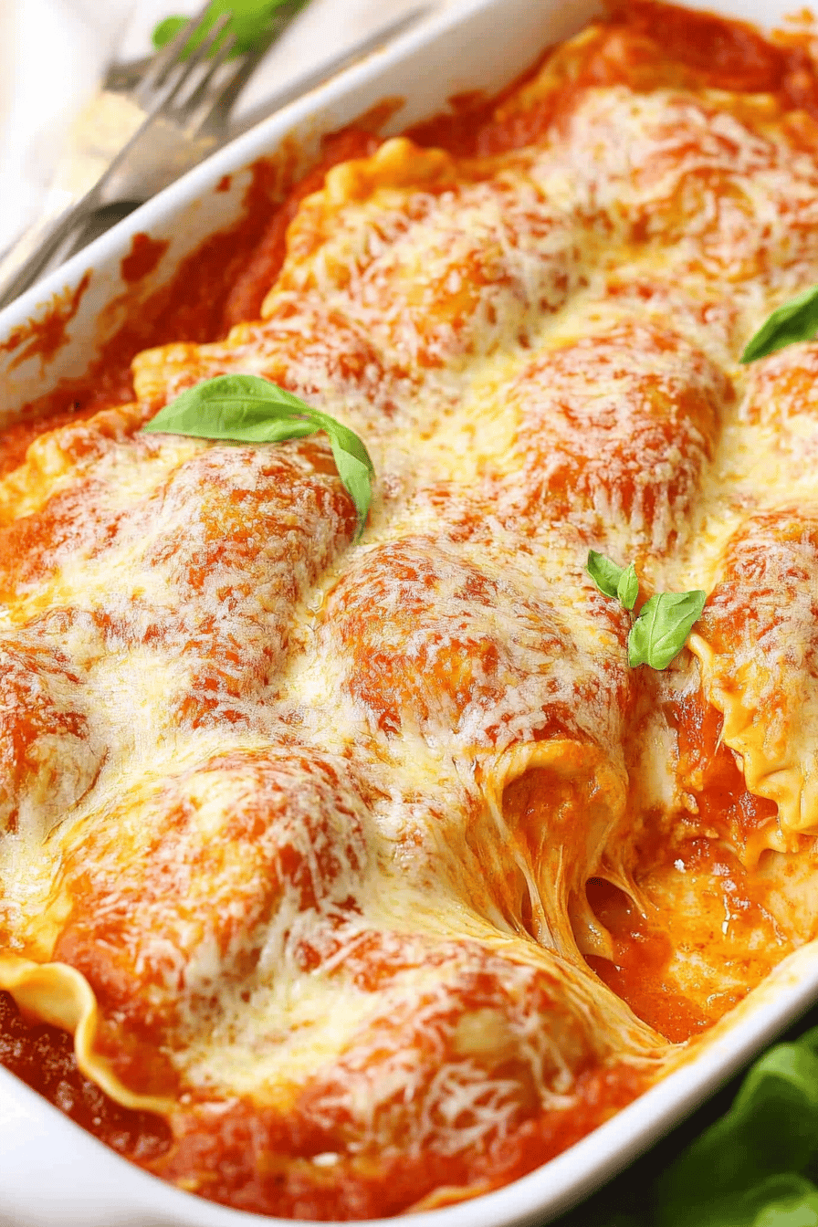 Easy Ravioli Bake Recipe ingredients