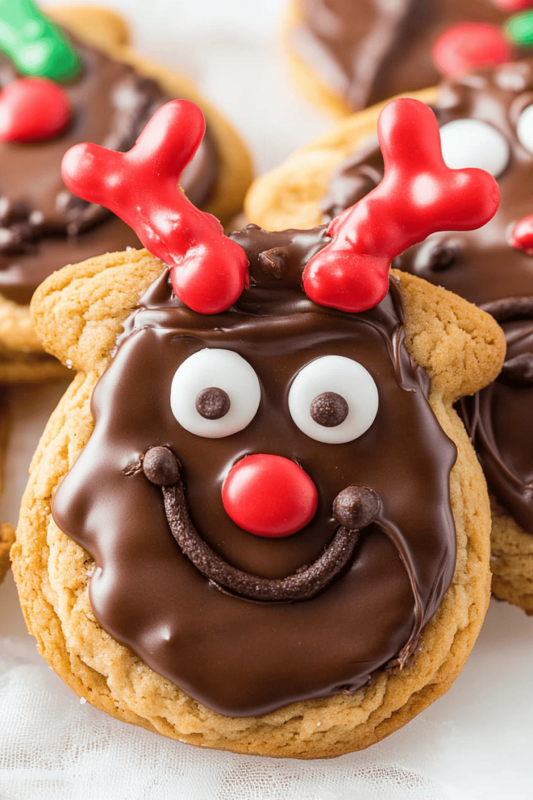 Easy Reindeer Cookies Recipe