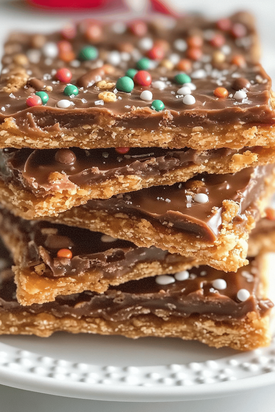 Easy Ritz Cracker Toffee Recipe ingredients