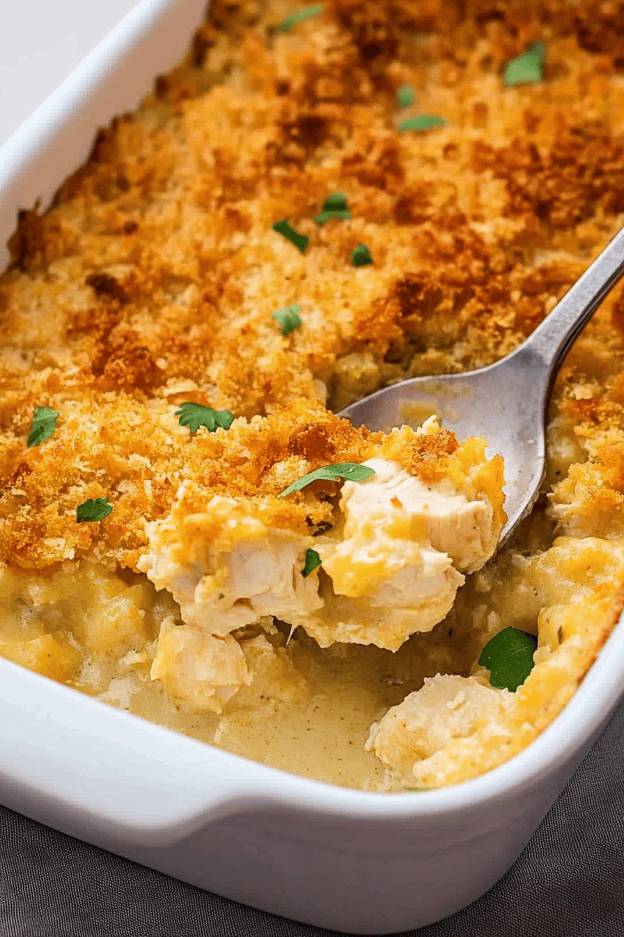 Easy Ritzy Chicken Casserole Recipe ingredients
